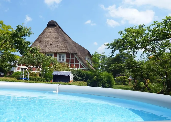 Luxus-Landhaus Nordsee, Sommer-Pool, Kaminofen, Grosse Terrasse, Grill, 2 Schlafzimmer, Kueche, Bad, Wlan, 아파트