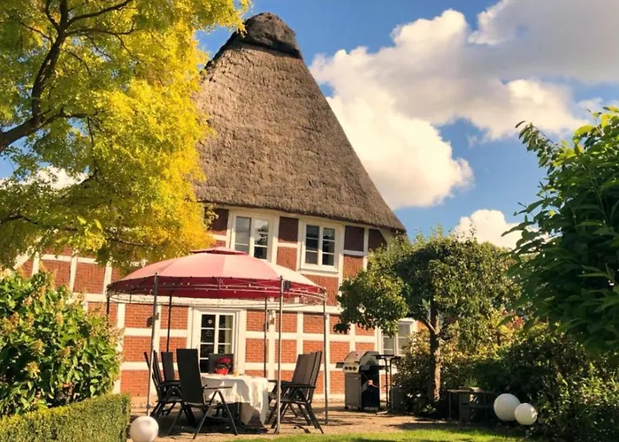 Διαμέρισμα Kamin Ofen -altes Oste- 2 Schlafzimmer, Terrasse, Grill, Kueche, Bad, Wlan, Nah Am Nordsee Hemmoor